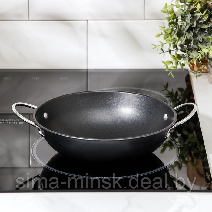Сковорода-Wok «Мини», 1,4 л, d=20 см, антипригарное покрытие, цвет чёрный - фото 5 - id-p219591467