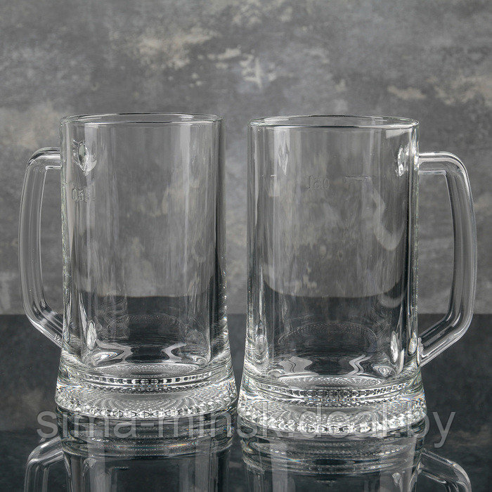 Набор стеклянных кружек для пива Luminarc «Дрезден», 500 мл, 2 шт - фото 1 - id-p219594313