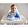 Набор детской посуды «Сладкий малыш», 3 предмета: тарелка на присоске, крышка, ложка, цвет голубой, фото 2