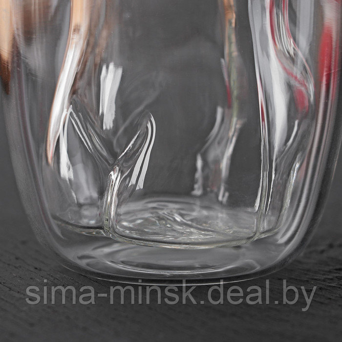 Стакан стеклянный с двойными стенками Magistro «Женская фигура», 150 мл, 8×11 см - фото 5 - id-p219591676