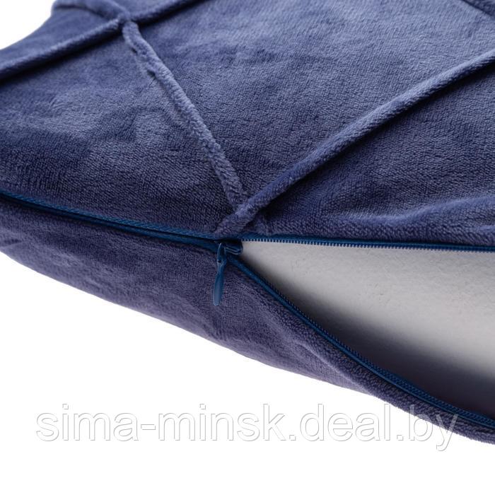 Наволочка декоративная Этель «Соло» цвет синий, размер 45х45 см - фото 2 - id-p219595095