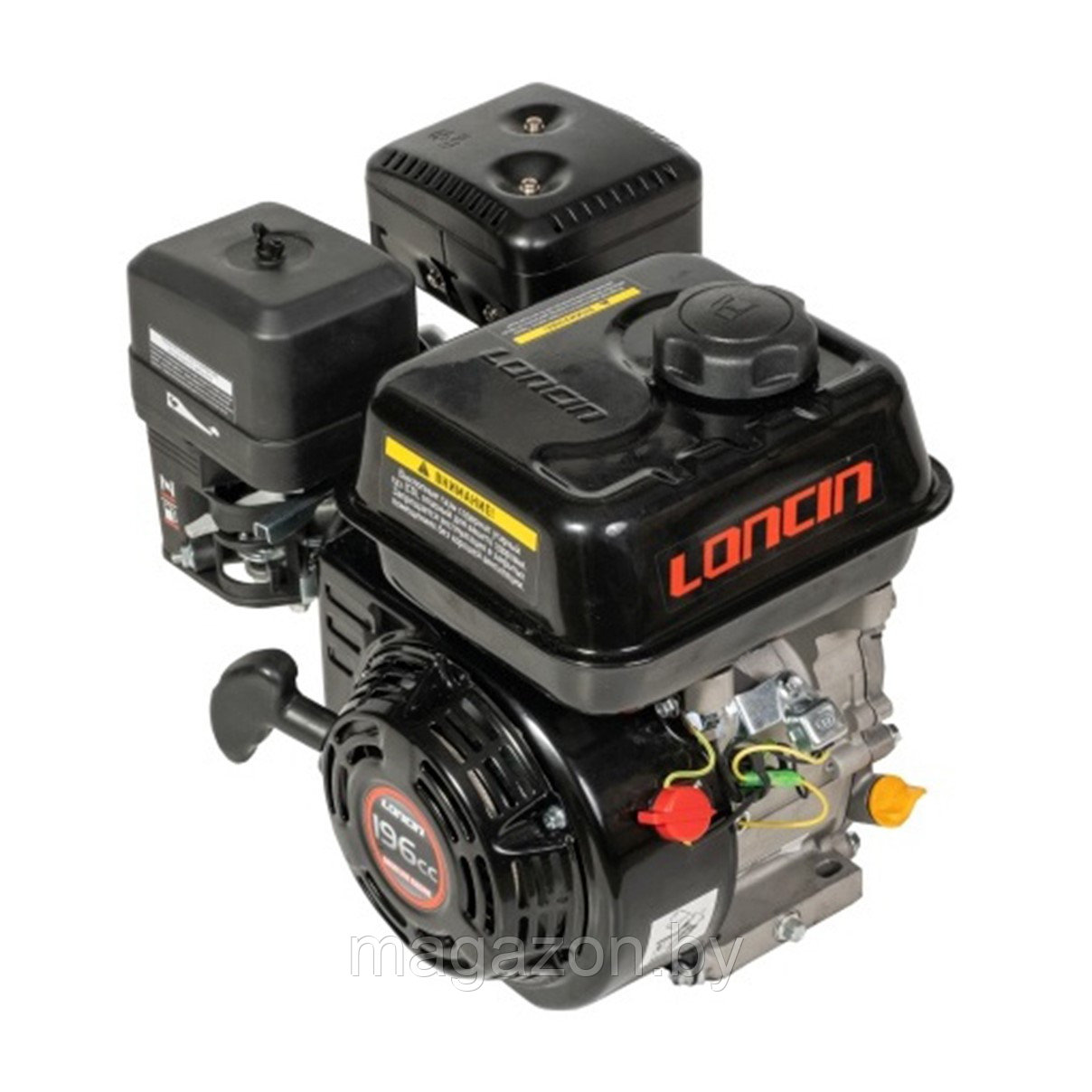 Двигатель бензиновый LONCIN G200F (5.5 л.с., 20*50 мм, шпонка) - фото 1 - id-p219590904