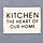Набор кухонный Этель Kitchen, цвет синий, варежка-прихватка 18х29 см, прихватка 19х19 см, фото 5