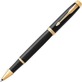 Ручка-роллер IM Black Lacquer GT черный - золотистый
