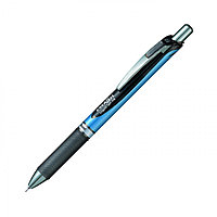 Ручка-роллер автоматическая Pentel "EnerGel BLN75", цвет черный, 0.5мм, корпус черный/синий