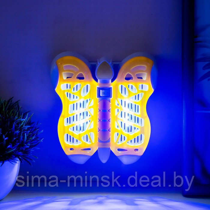 Ночник от насекомых "Бабочка" LED МИКС 2,5х12х12см - фото 4 - id-p219596273