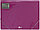 Папка пластиковая на резинке Berlingo Skyline толщина пластика 0,5 мм, розовая, фото 3