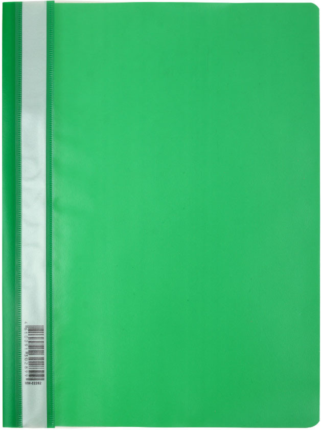 Папка-скоросшиватель пластиковая А4 «Стамм» толщина пластика 0,16 мм, зеленая - фото 3 - id-p219441004