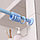 Карниз для ванной комнаты, телескопический 120-220 см, цвет голубой, фото 5