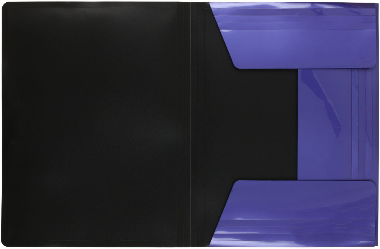Папка пластиковая на резинке Berlingo Skyline толщина пластика 0,5 мм, фиолетовая - фото 1 - id-p219441015