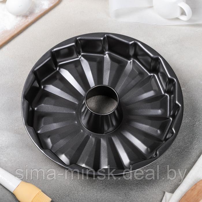 Форма для выпечки «Немецкий кекс. Долька», 30,5×5,5 см, антипригарное покрытие, цвет чёрный - фото 3 - id-p219591435