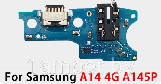 Плата нижняя Original с разъемом зарядного, микрофоном Samsung Galaxy A14/A145P