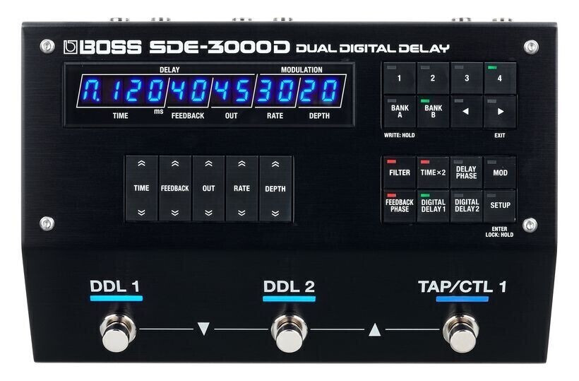 Педаль эффектов Boss SDE-3000 Dual Delay