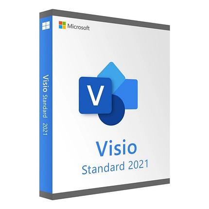 Программное обеспечение Microsoft Visio Standard 2021 32/64 Russian CEE Only EM DVD 1 пользователь, фото 2