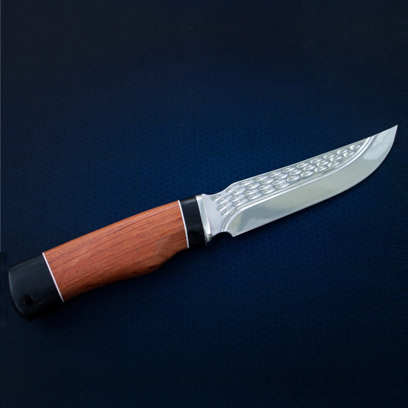 Нож фиксированный Охотник в чехле - фото 1 - id-p219602690