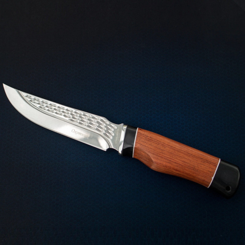 Нож фиксированный Охотник в чехле - фото 2 - id-p219602690