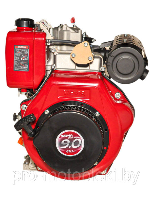 Дизельный двигатель Weima WM186FB (9,0 л.с.) под шпонку (S shaft)