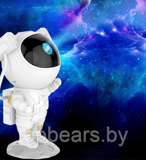 Ночник проектор игрушка Астронавт Astronaut Starry Sky Projector с пультом ДУ - фото 10 - id-p219604888