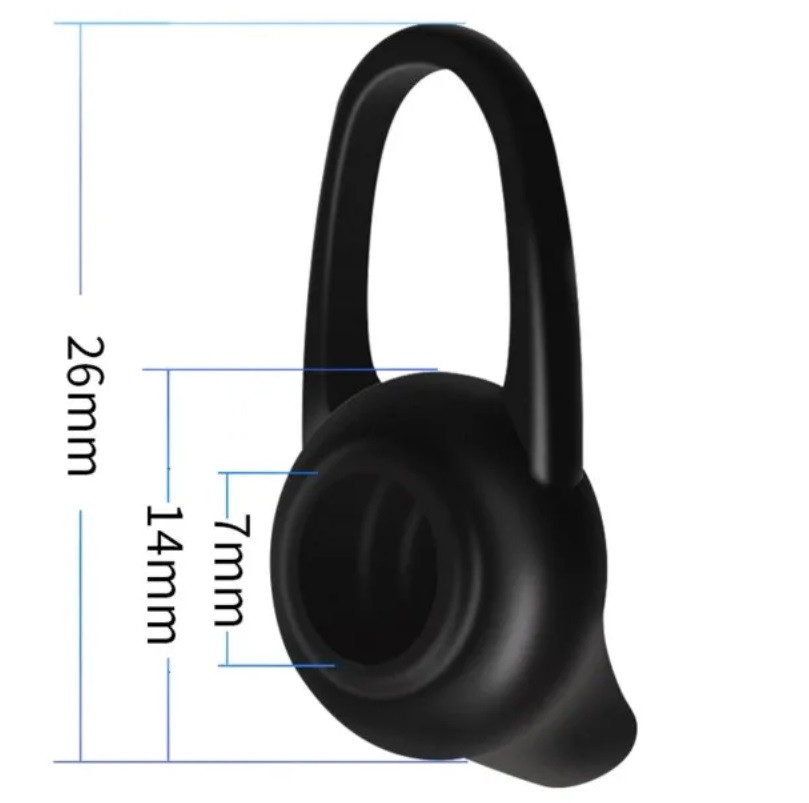 Амбушюры для блютуз-гарнитуры Jabra, Plantronics, Hoco, 14мм (силикон)