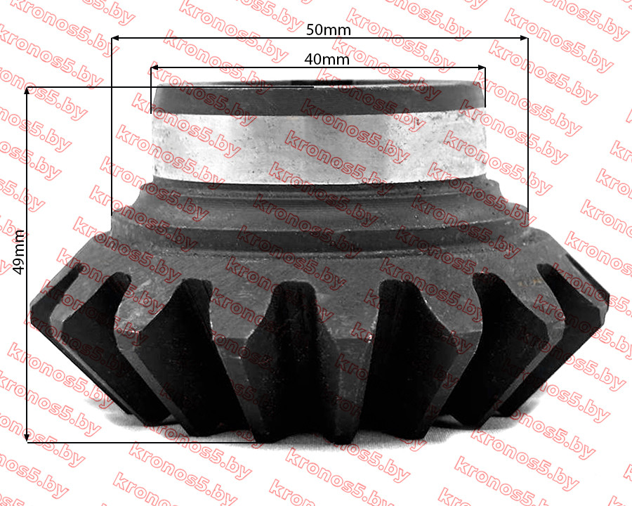 Шестерня конусная привода ротора косилки Wirax Z-17 - фото 2 - id-p219605378