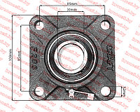 Корпус с подшипником (UCF206)