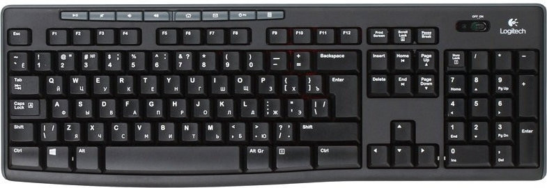 Мышь + клавиатура Logitech Wireless Combo MK270 - фото 3 - id-p219589923
