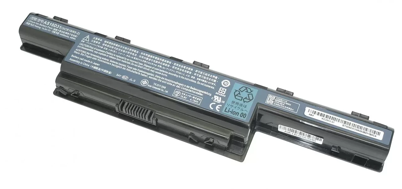 Аккумулятор (батарея) AS10D81 для ноутбука Acer Aspire 5741, 4741 series, 11.1В, 4400мАч