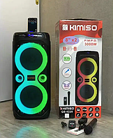 QS-4220 Беспроводная Bluetooth колонка KIMISO, колонка с микрофоном, портативная колонка, акустическая