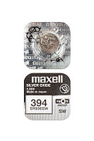 Батарейка (элемент питания) Maxell SR936SW 394 (0%Hg), в упак 10 шт, 1 штука