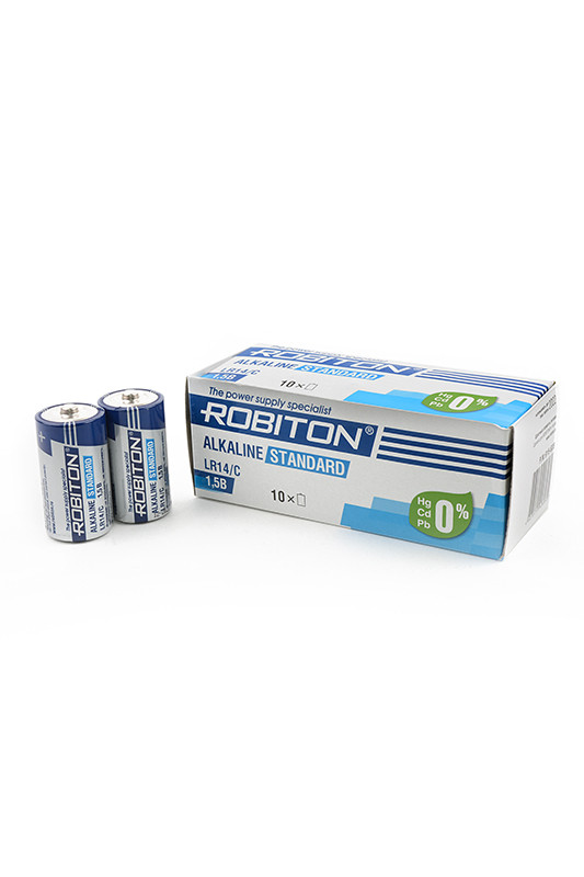 Батарейка (элемент питания) Robiton Standard LR14 BULK10, 1 штука - фото 1 - id-p137769809