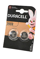 Батарейка (элемент питания) Duracell CR2032 BL2, 1 штука