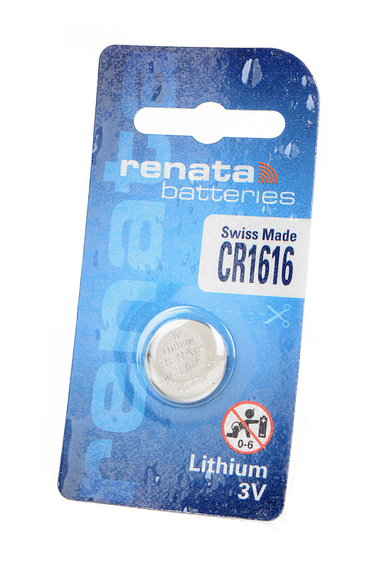 Батарейка (элемент питания) Renata CR1616 BL1, 1 штука - фото 1 - id-p94981733