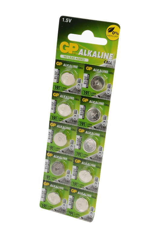 Батарейка (элемент питания) GP Alkaline cell 191-C10 AG8 BL10, 1 штука - фото 1 - id-p134523167