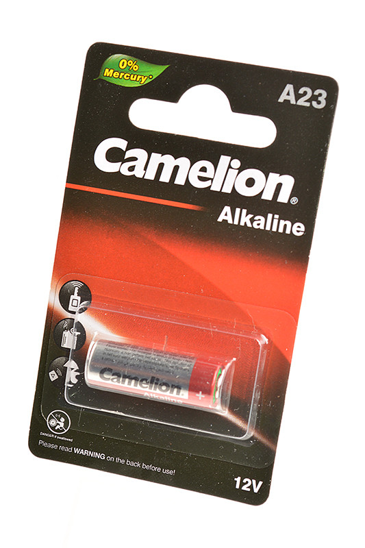 Батарейка (элемент питания) Camelion A23-BP1 LR23A (0% Hg) BL1, 1 штука - фото 1 - id-p95119808