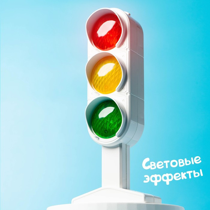 Светофор «Большая дорога», обучающие карточки, русский чип, свет, звук - фото 9 - id-p219609394