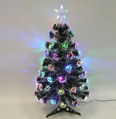 Искусственная светящаяся елка со звездой. Новогодняя светодиодная Елка - фото 1 - id-p219605246