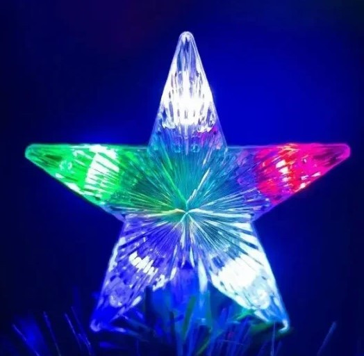Искусственная светящаяся елка со звездой. Новогодняя светодиодная Елка - фото 4 - id-p219605246
