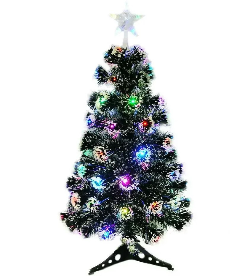 Искусственная светящаяся елка со звездой. Новогодняя светодиодная Елка - фото 6 - id-p219605246
