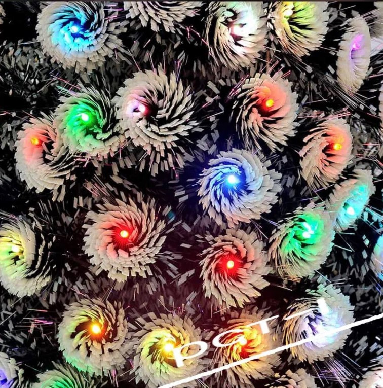 Искусственная светящаяся елка со звездой. Новогодняя светодиодная Елка - фото 7 - id-p219605246