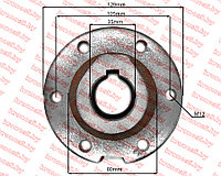 Ступица венца переднего транспортера Z-609 ф-35мм