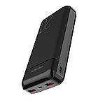 PowerBank VDENMENV DP37 20000mAh черный (Вход: Micro-USB/Type-C: 5V/2A.Выход: USB  1/2:2.1A)