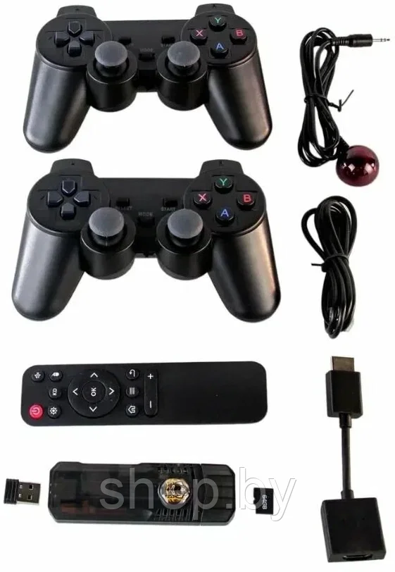 2 в 1 Игровая приставка Game Box 8k + TV-ПРИСТАВКА X8 Android TV + 2 беспроводных геймпада, 4/64 Гб - фото 7 - id-p219616333