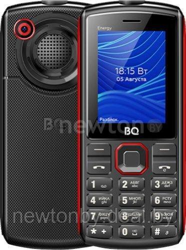 Кнопочный телефон BQ-Mobile BQ-2452 Energy (черный/красный) - фото 1 - id-p219617691