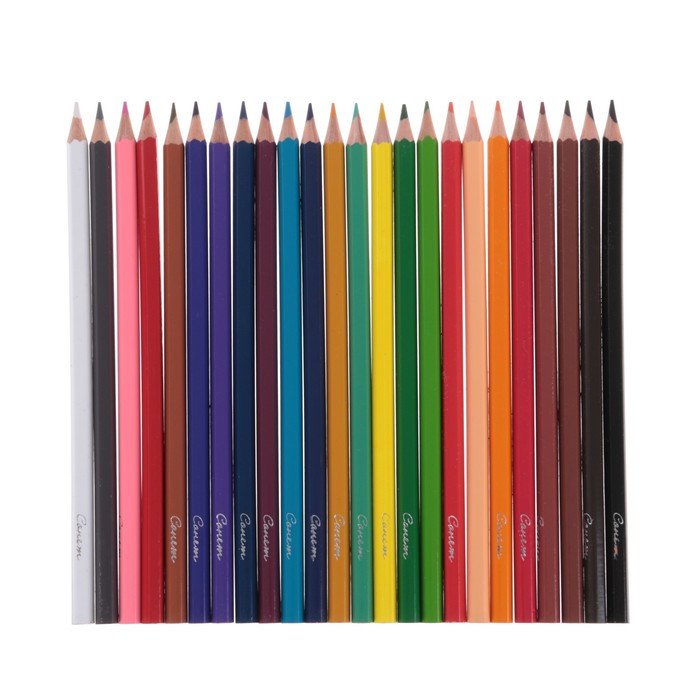 Карандаши художественные цветные мягкие, ЗХК "Сонет", 24 цвета - фото 2 - id-p219617846