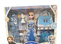 Детский набор кукол Frozen Эльза Олаф и аксессуары 709-Q2, герои мультфильма холодное сердце, игра для девочек