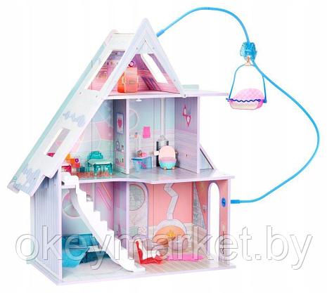 Кукольный домик LOL Surprise Winter Cottage Лол 2 этажа + 45 аксессуаров 120001, фото 2