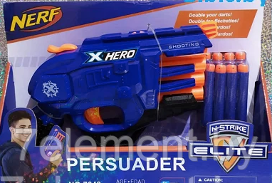 Детский игрушечный пистолет бластер арт. 7049 NERF PERSUADER, детское оружие типа Нерф - фото 1 - id-p218603265