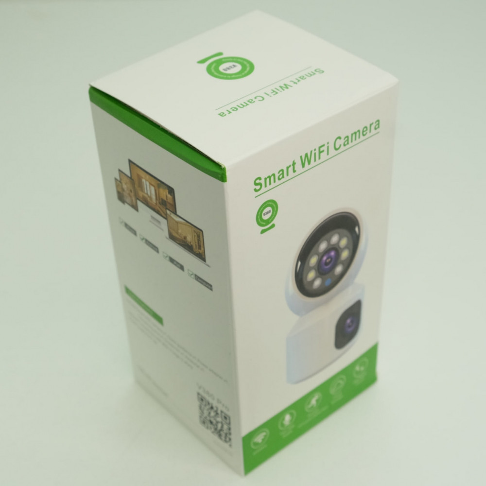 Беспроводная видеокамера Smart Wi Fi SQ001-W-L 2 в 1 (2 камеры, день/ночь, датчик движения, тревога, SD card) - фото 2 - id-p219627494