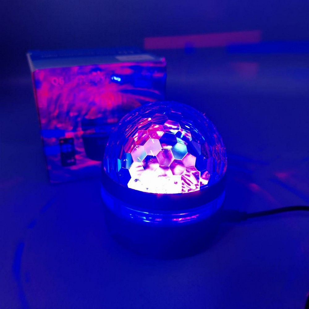 Проектор ночник Мерцание LED Q6 Star light с пультом ДУ (режимы подсветки, датчик звука) - фото 9 - id-p219627507