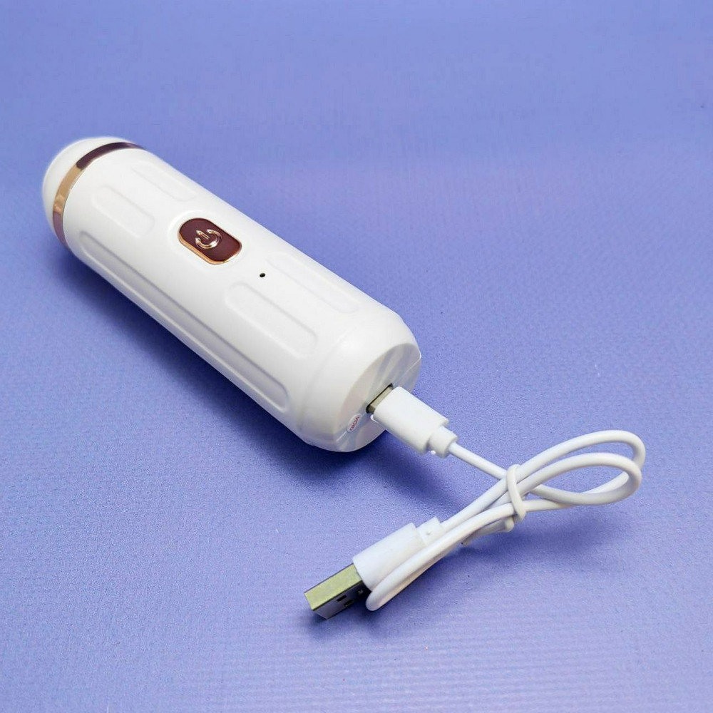 Портативный аппарат по уходу за кожей стоп Wireless Portable Foot grinder HY-888 (2 режима работы, 3 насадки) - фото 4 - id-p219627515